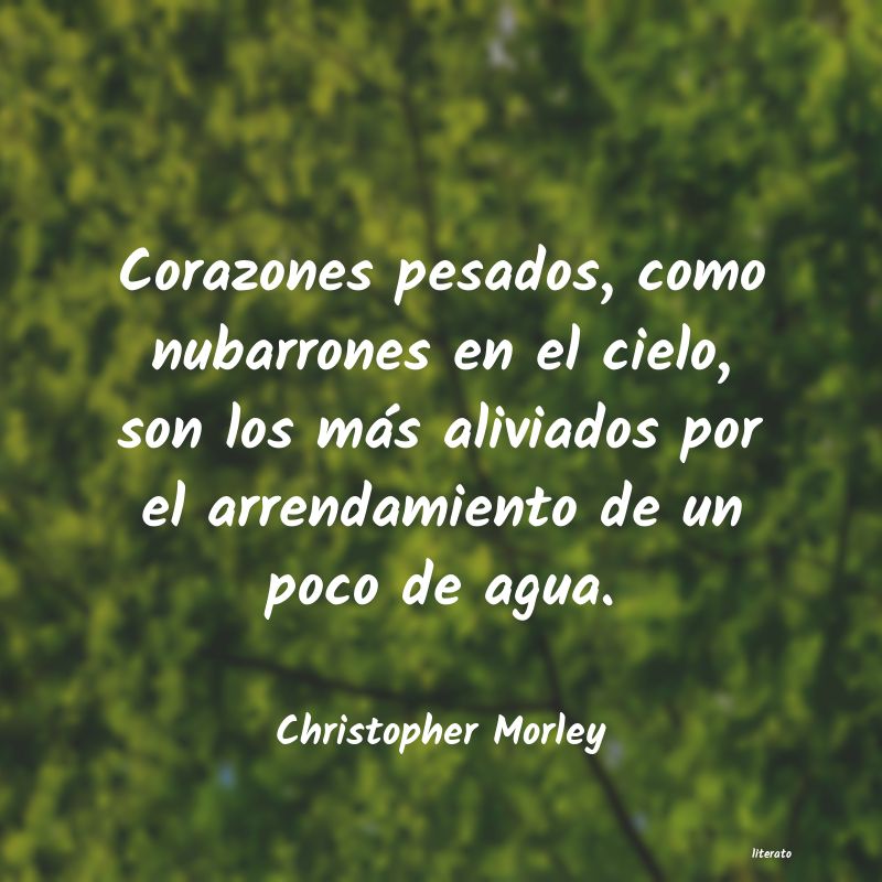 Frases de Christopher Morley