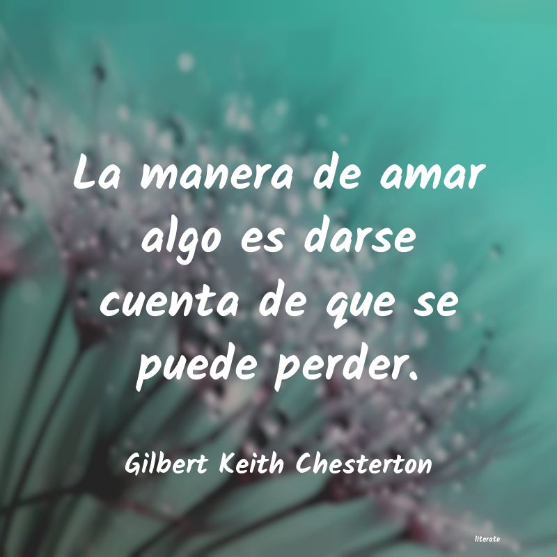 Frases de Gilbert Keith Chesterton