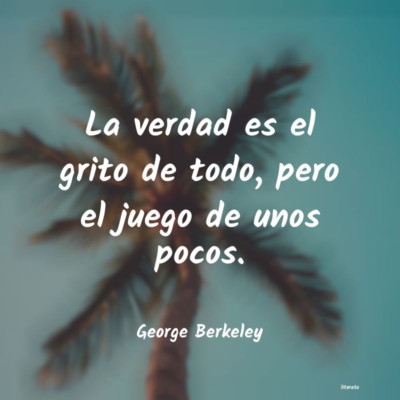 Frases de George Berkeley