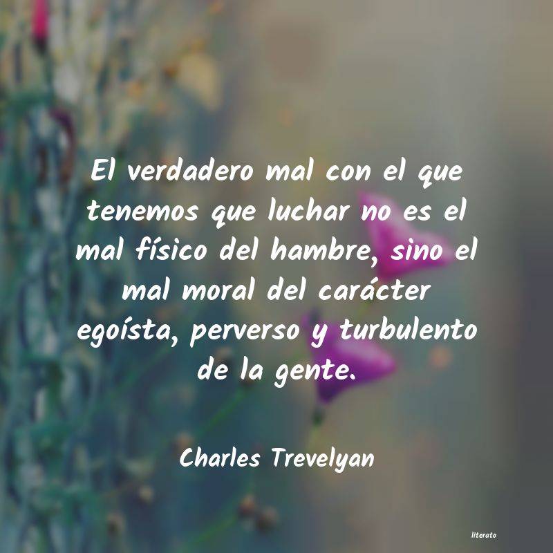 frases de Charles Trevelyan