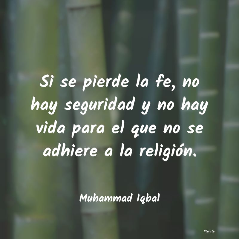 frases de Muhammad Iqbal