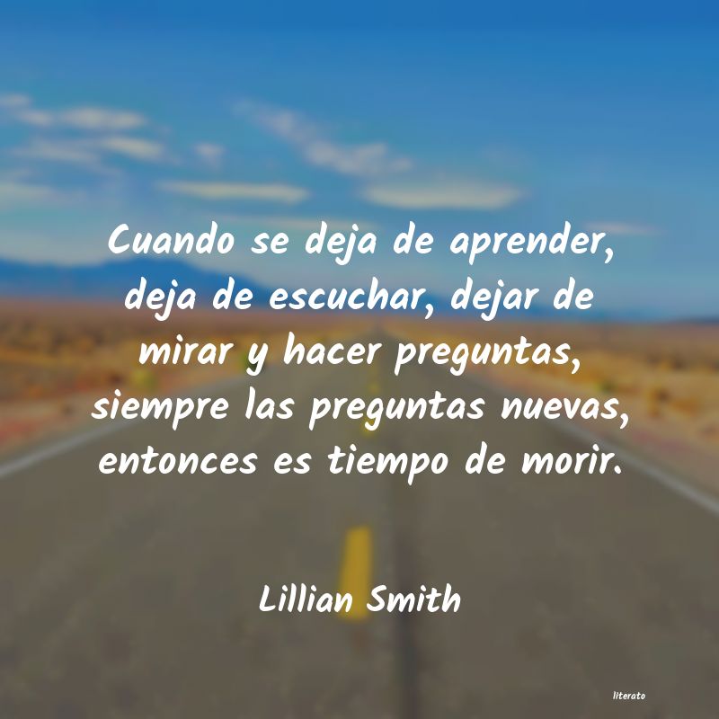 frases de Lillian Smith