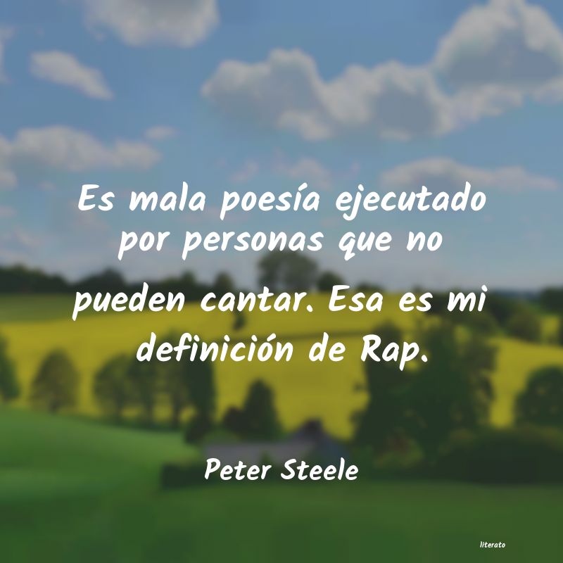 Frases de Peter Steele