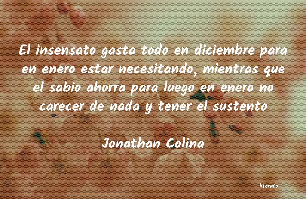 Frases de Jonathan Colina