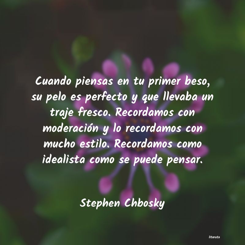 Frases de Stephen Chbosky