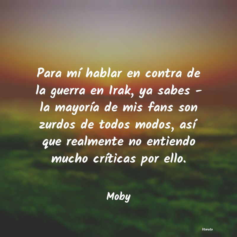 Frases de Moby