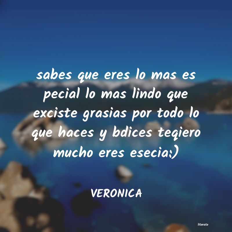 frases de VERONICA