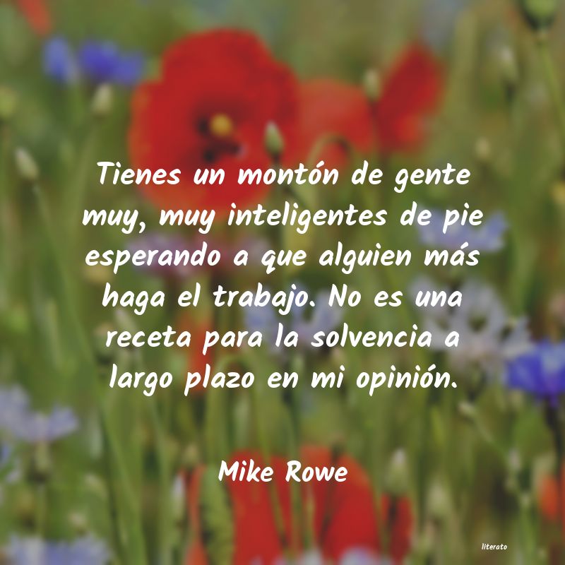 frases de Mike Rowe
