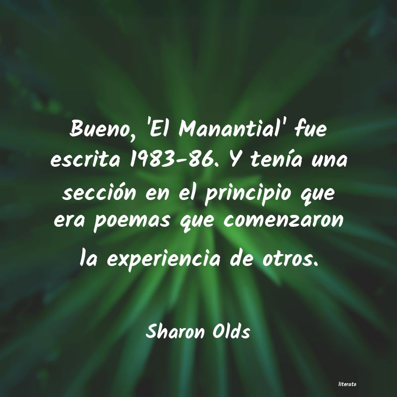 frases de Sharon Olds