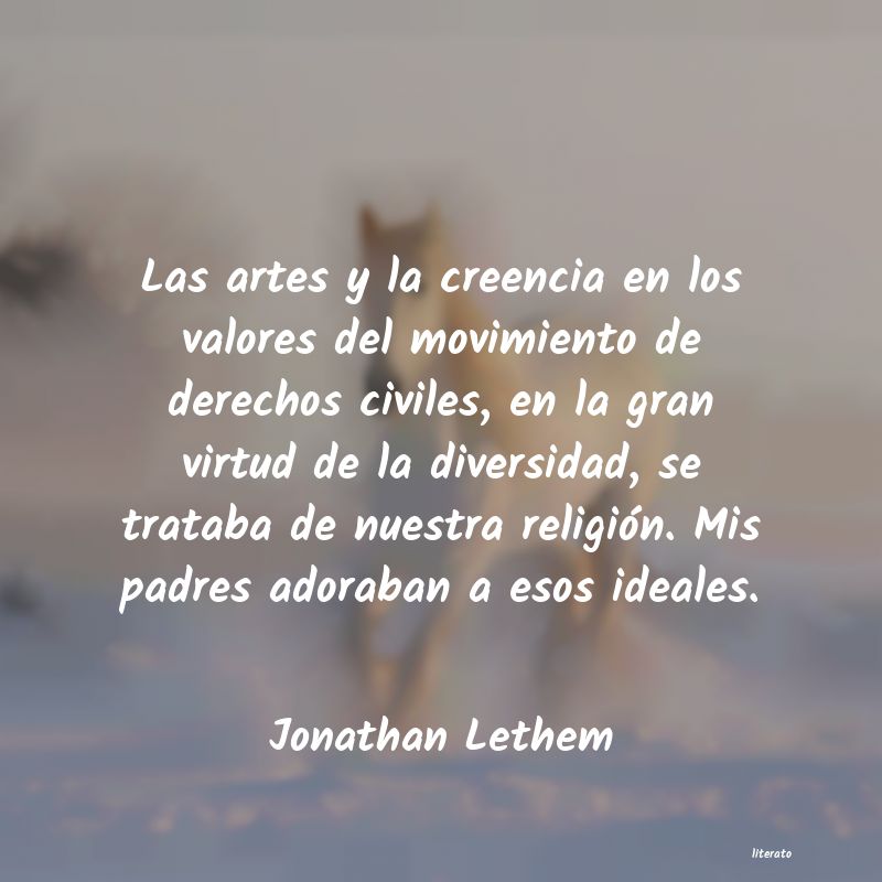 frases de Jonathan Lethem