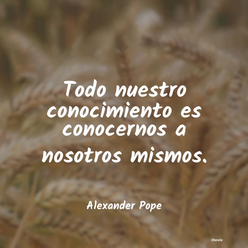 Frases de Alexander Pope