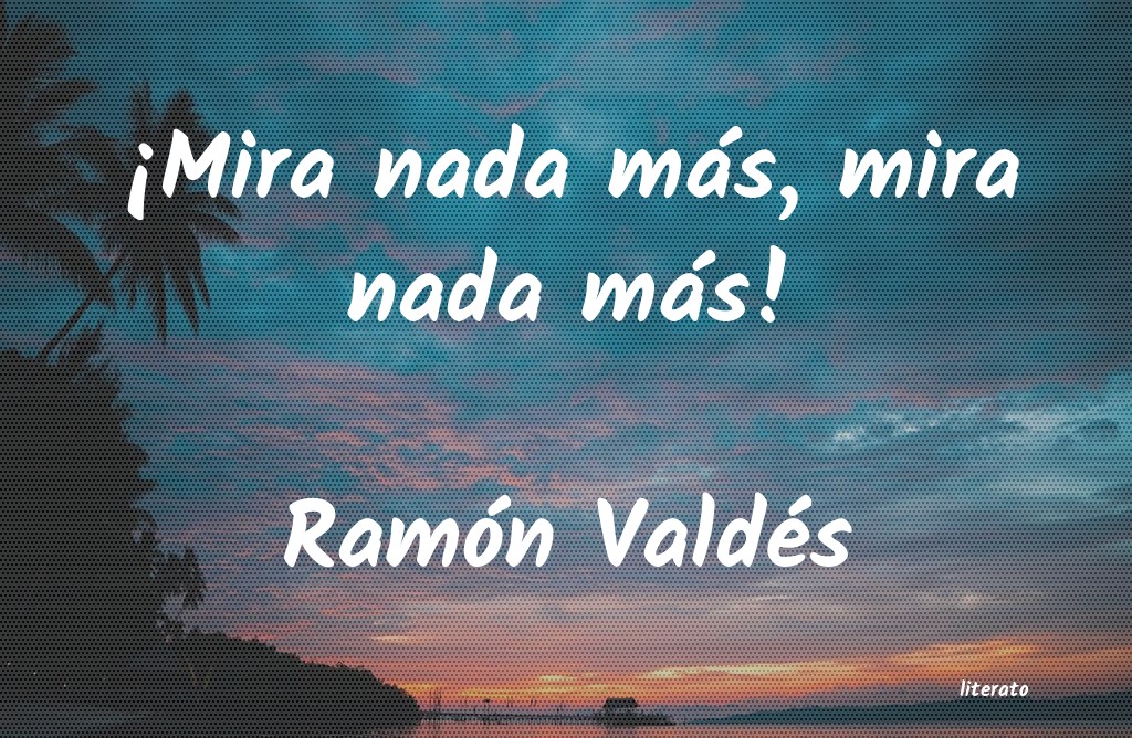 Frases de Ramón Valdés