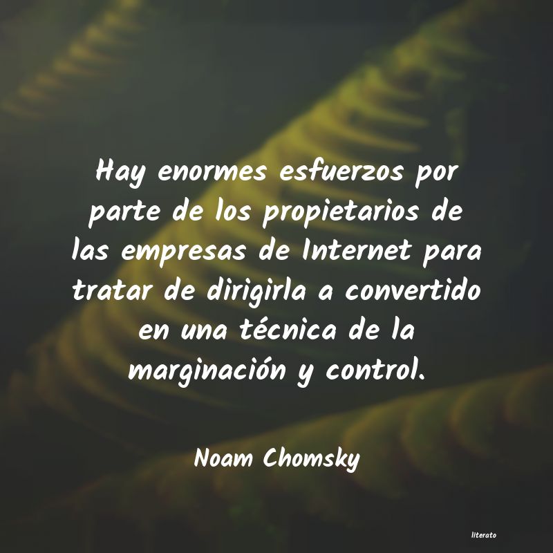 Frases de Noam Chomsky