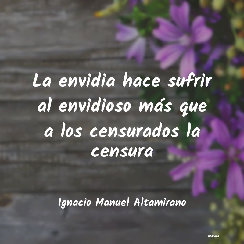 frases en contra de la envidia