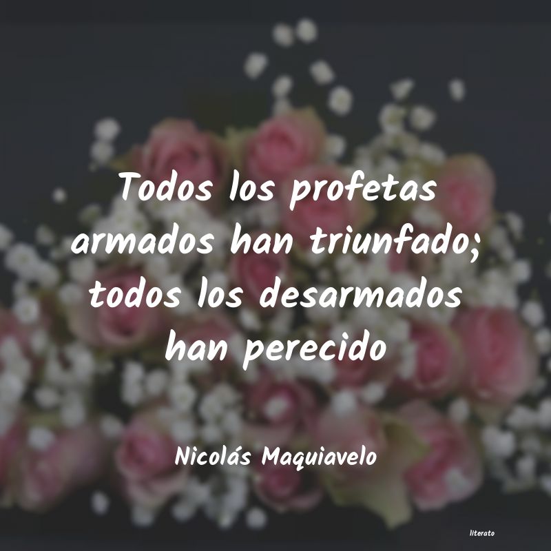 frases de Nicolás Maquiavelo