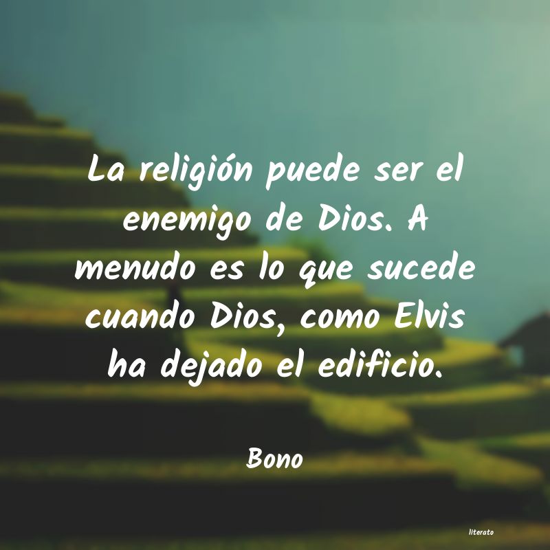 Frases de Bono