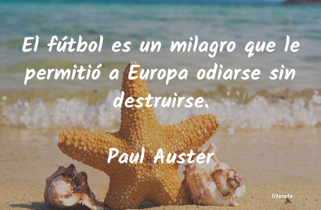 Frases de Paul Auster