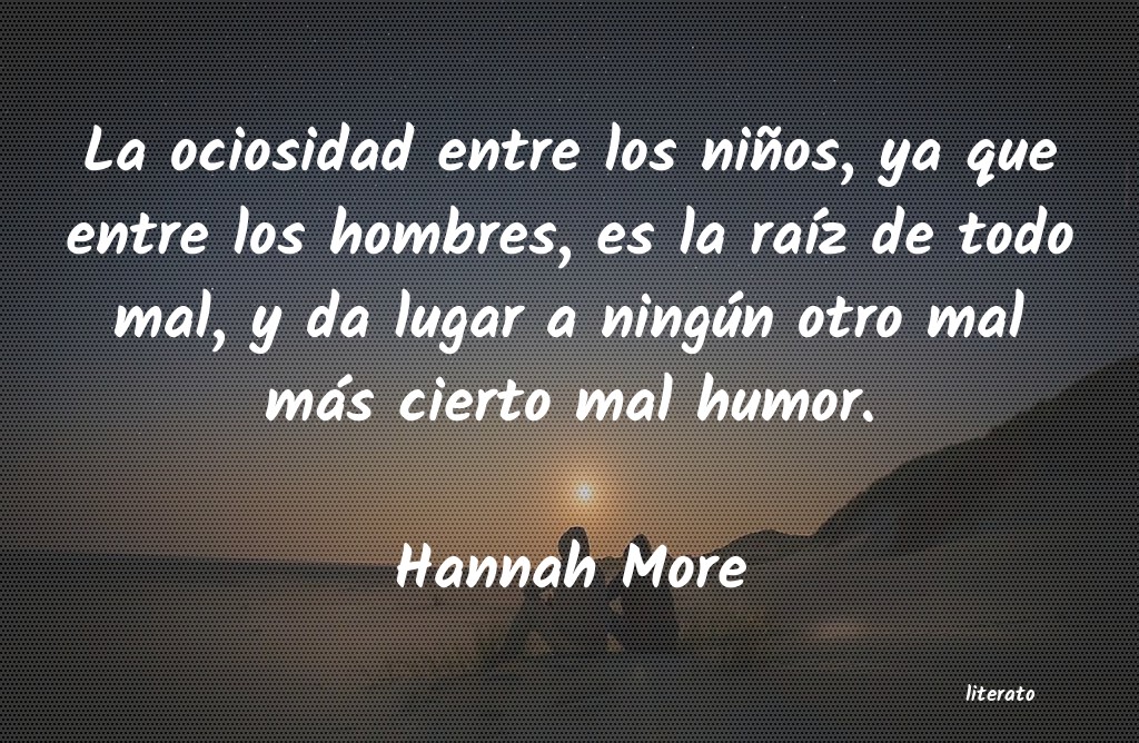 frases de Hannah More