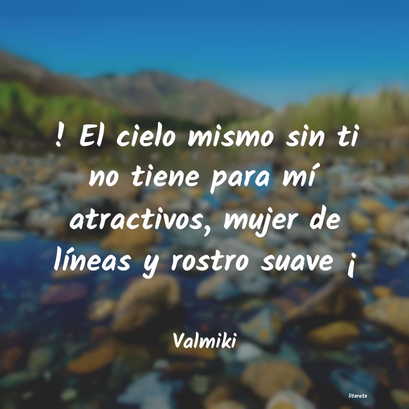 Frases de Valmiki