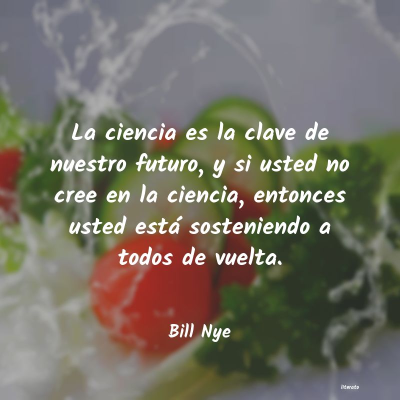 frases de Bill Nye