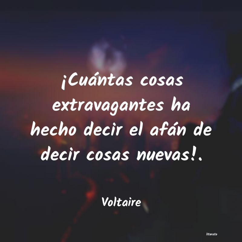 frases de Voltaire