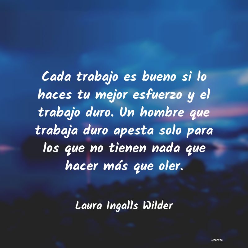 Frases de Laura Ingalls Wilder