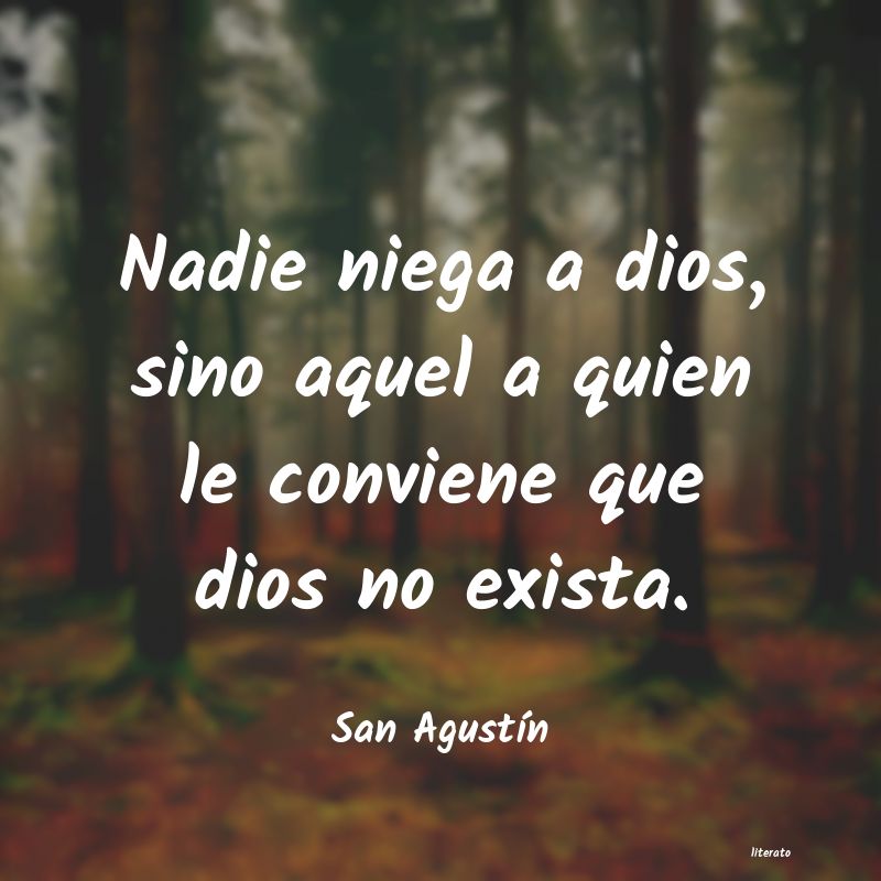 Frases de San Agustín