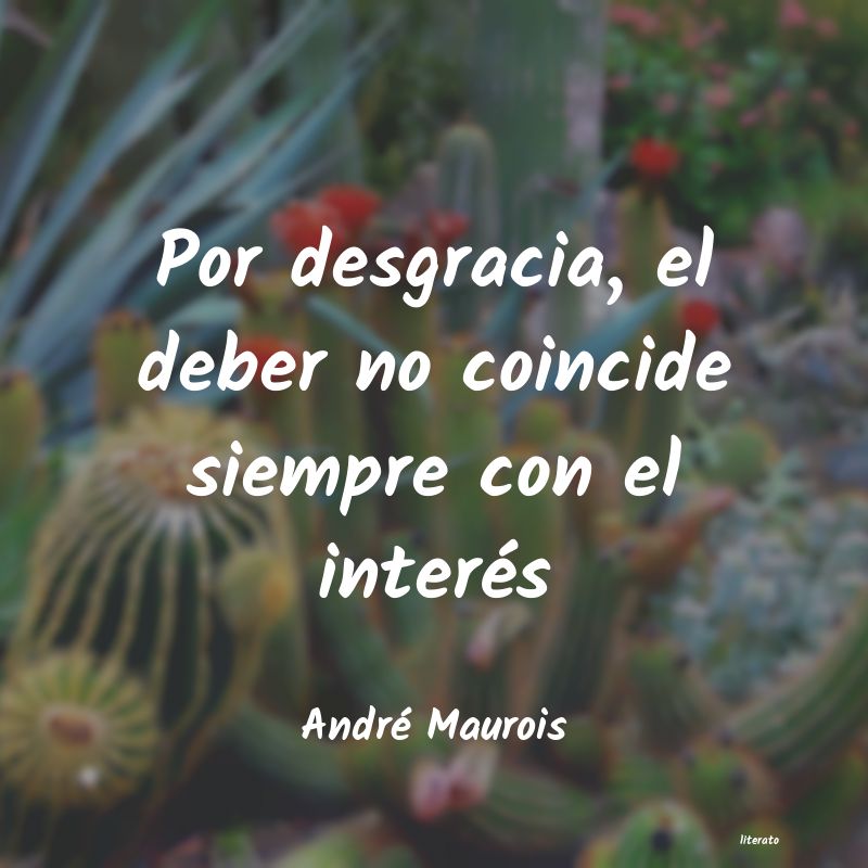 frases sobre el interes