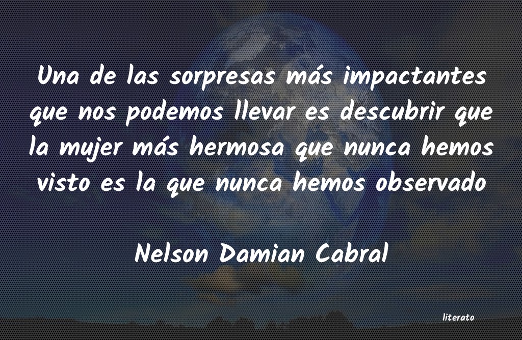 Frases de Nelson Damian Cabral