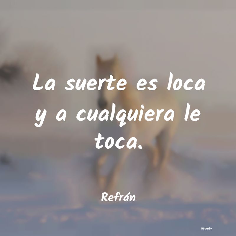 frases de Refrán