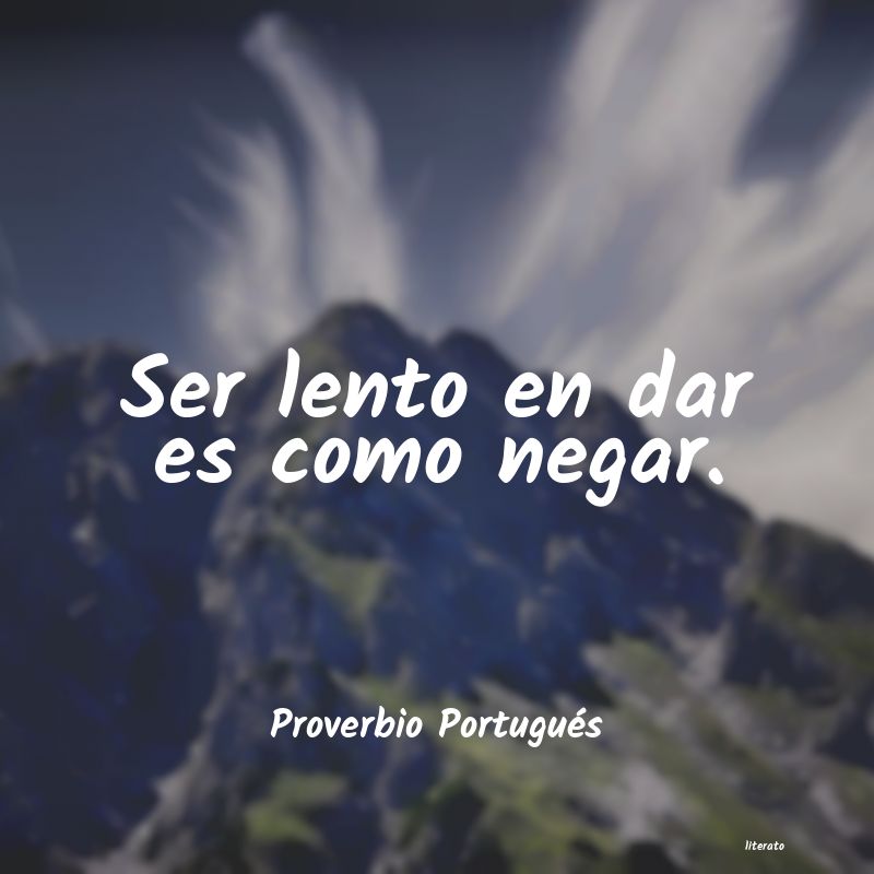 Frases de Proverbio Portugués