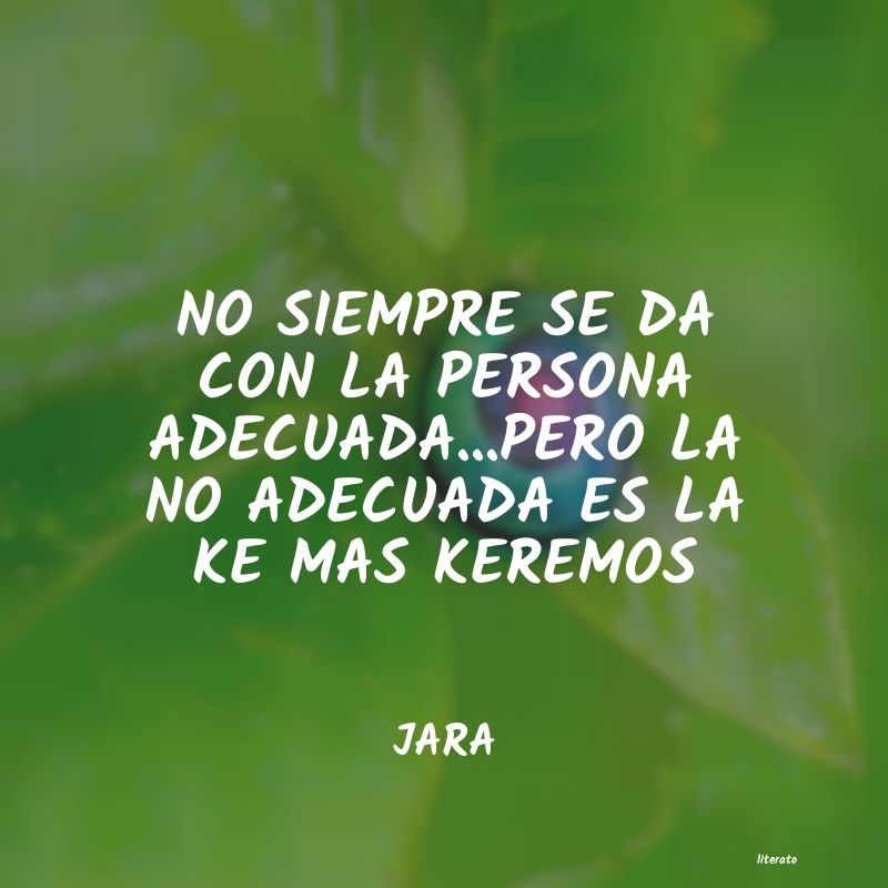 frases de JARA