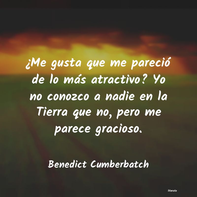 Frases de Benedict Cumberbatch