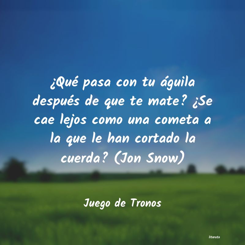 frases de Juego de Tronos