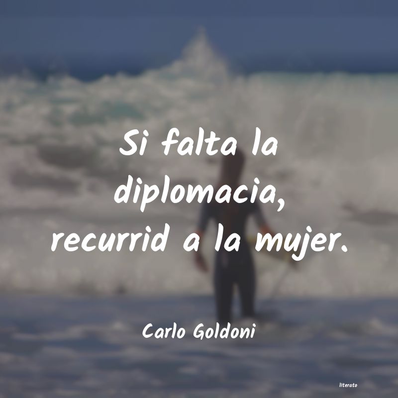 frases de Carlo Goldoni