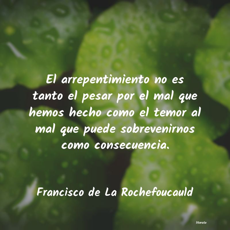 Frases de Francisco de La Rochefoucauld