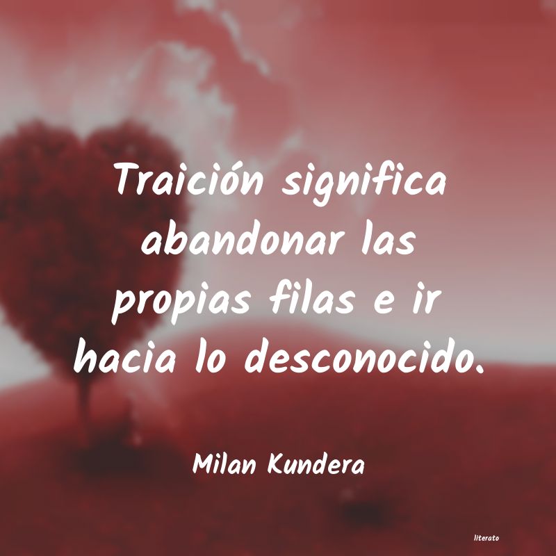 frases de Milan Kundera
