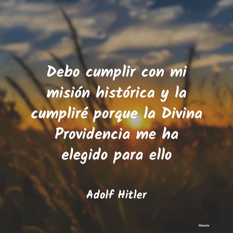 frases de Adolf Hitler