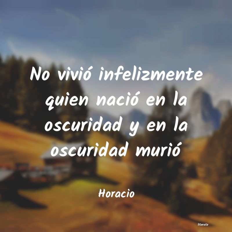 Frases de Horacio