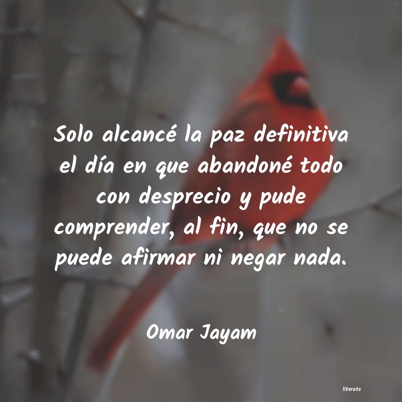 Frases de Omar Jayam