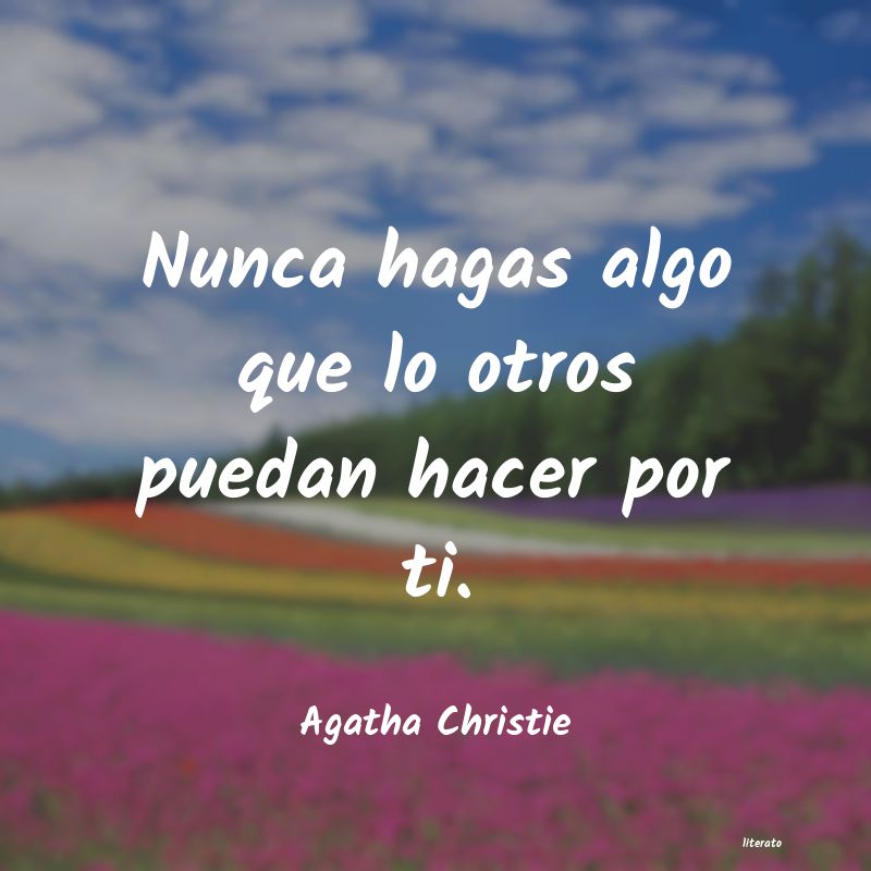 Frases de Agatha Christie