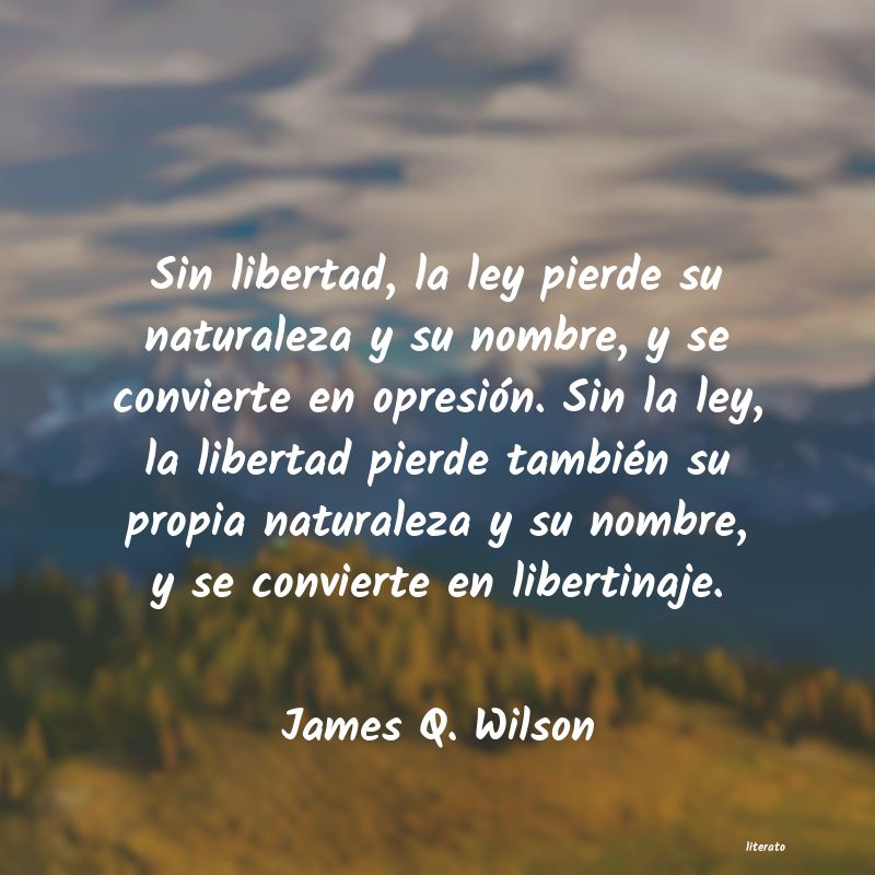 frases de James Q. Wilson