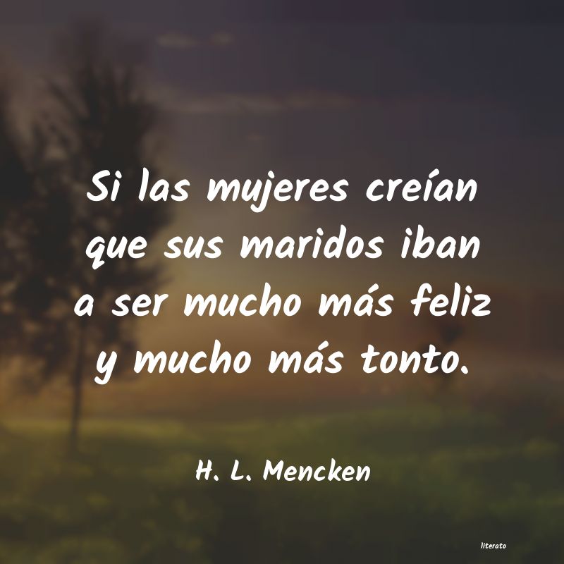 frases de H. L. Mencken