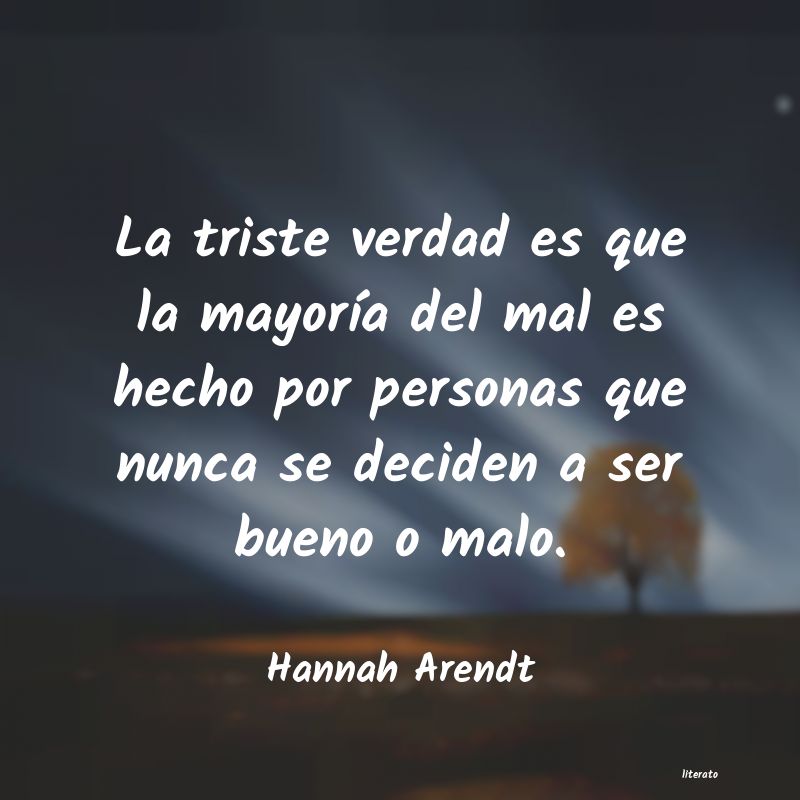frases de Hannah Arendt
