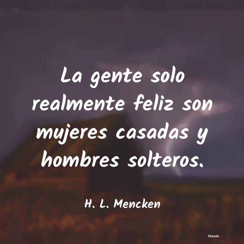 frases de H. L. Mencken