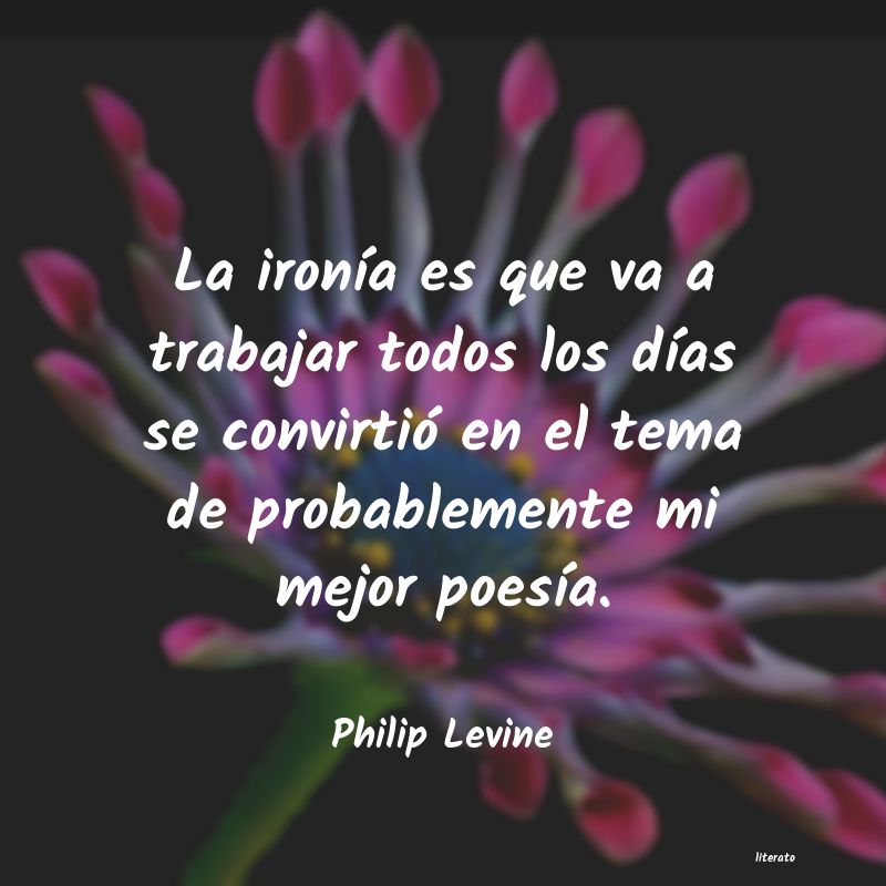 frases de Philip Levine