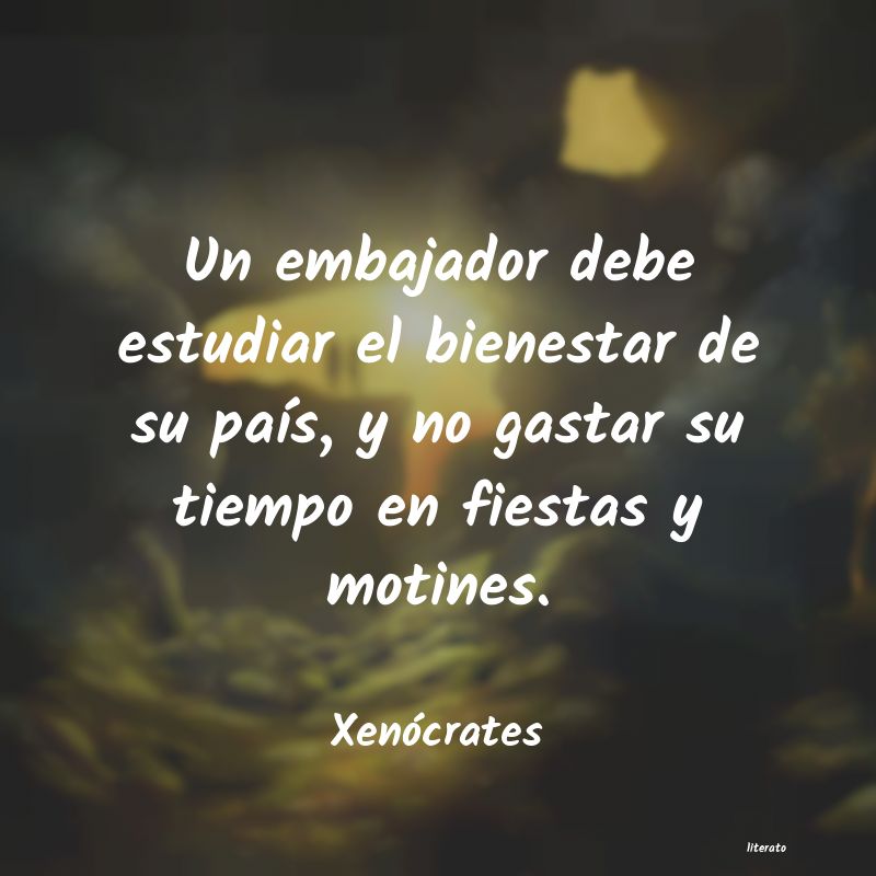 frases de Xenócrates