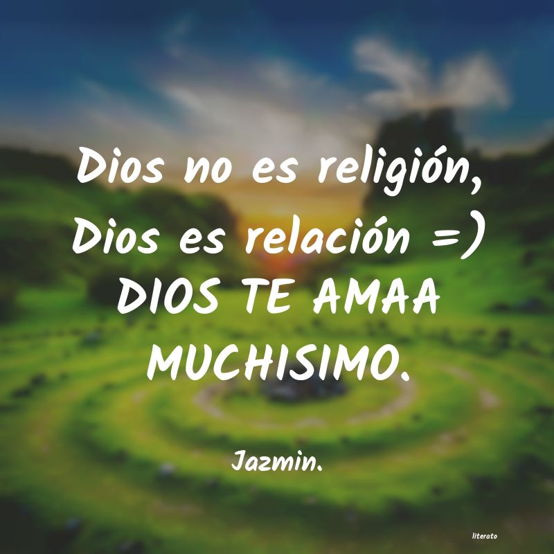 frases de Jazmin.