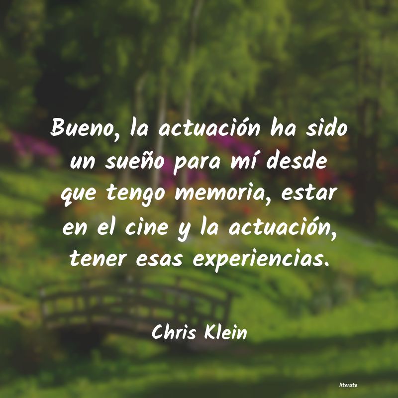 Frases de Chris Klein