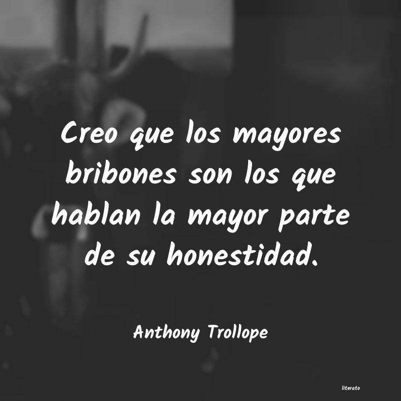 Frases de Anthony Trollope